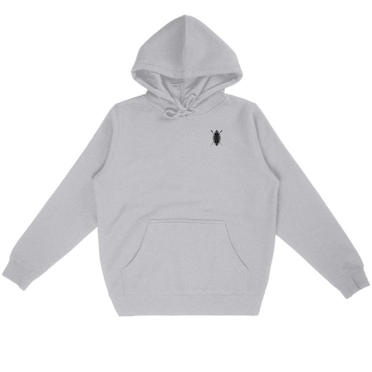 Sweat à capuche Léger Unisexe - face_gris