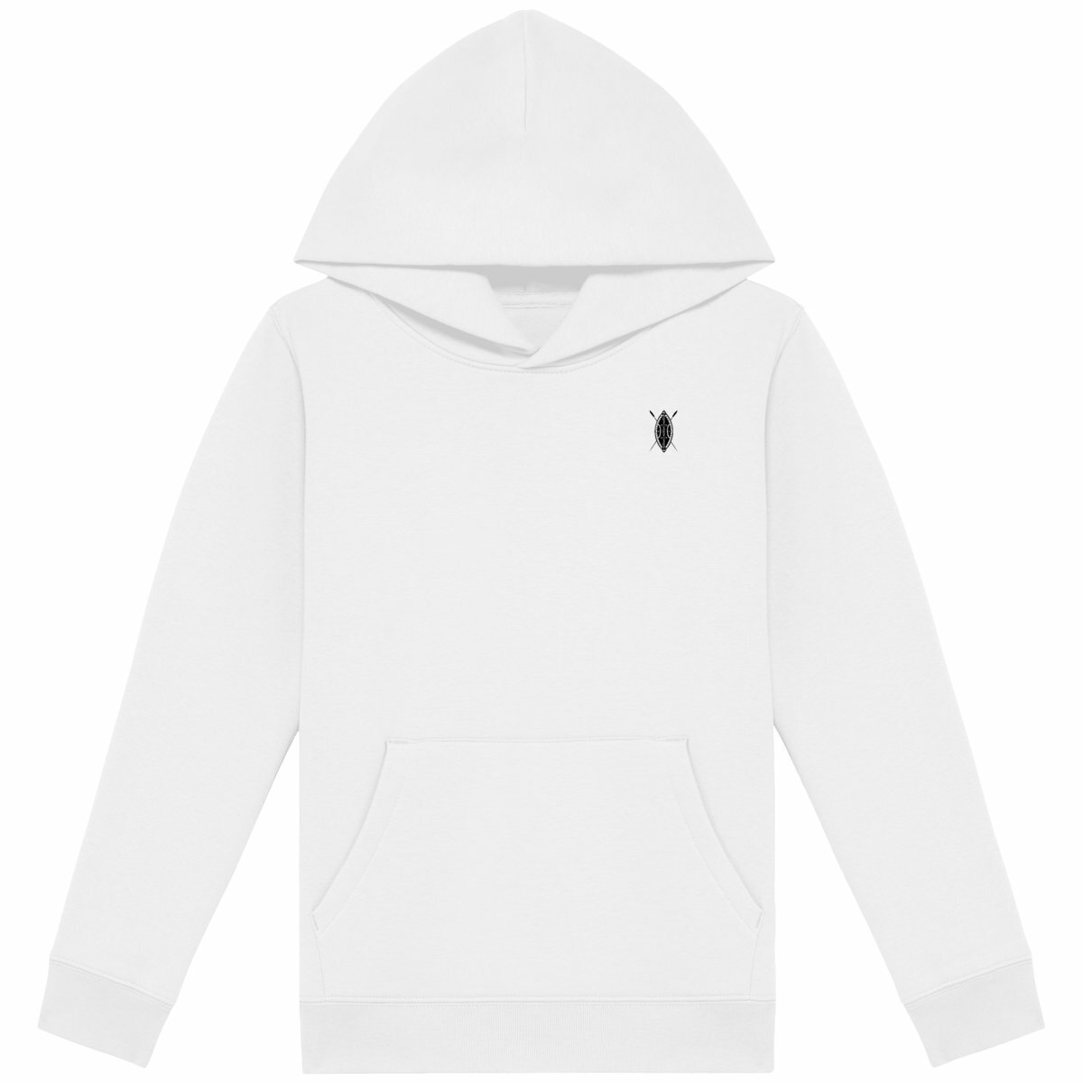 Sweat à capuche Léger Enfant Imara - face_blanc
