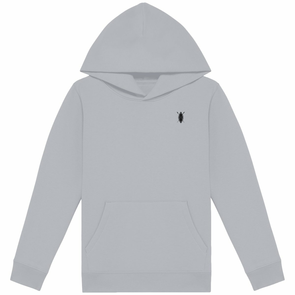 Sweat à capuche Léger Enfant Imara - face_gris