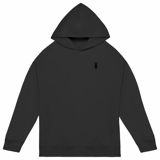 Sweat à capuche Unisexe Oversized Imara - face_noir